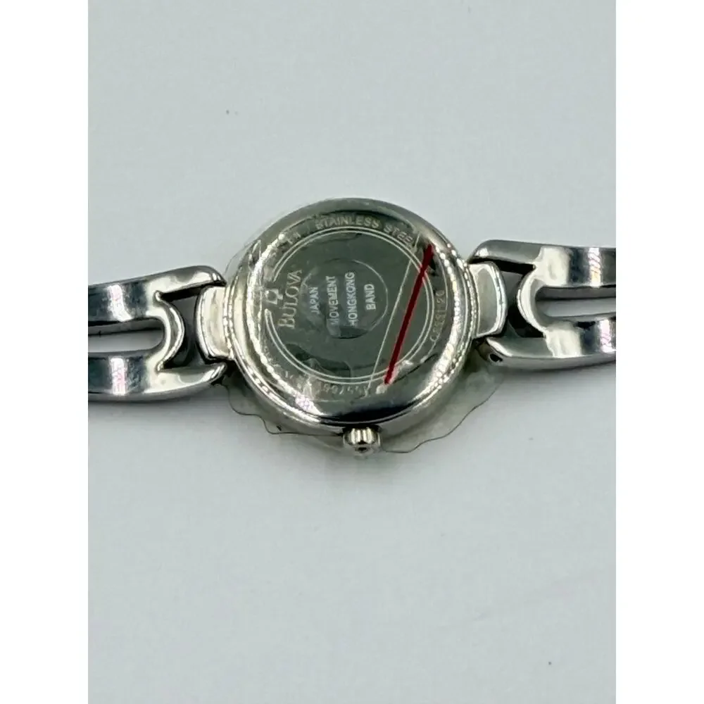 Bulova Crystal Accented Bangle Style 96L126 Women’s Watch NWOT